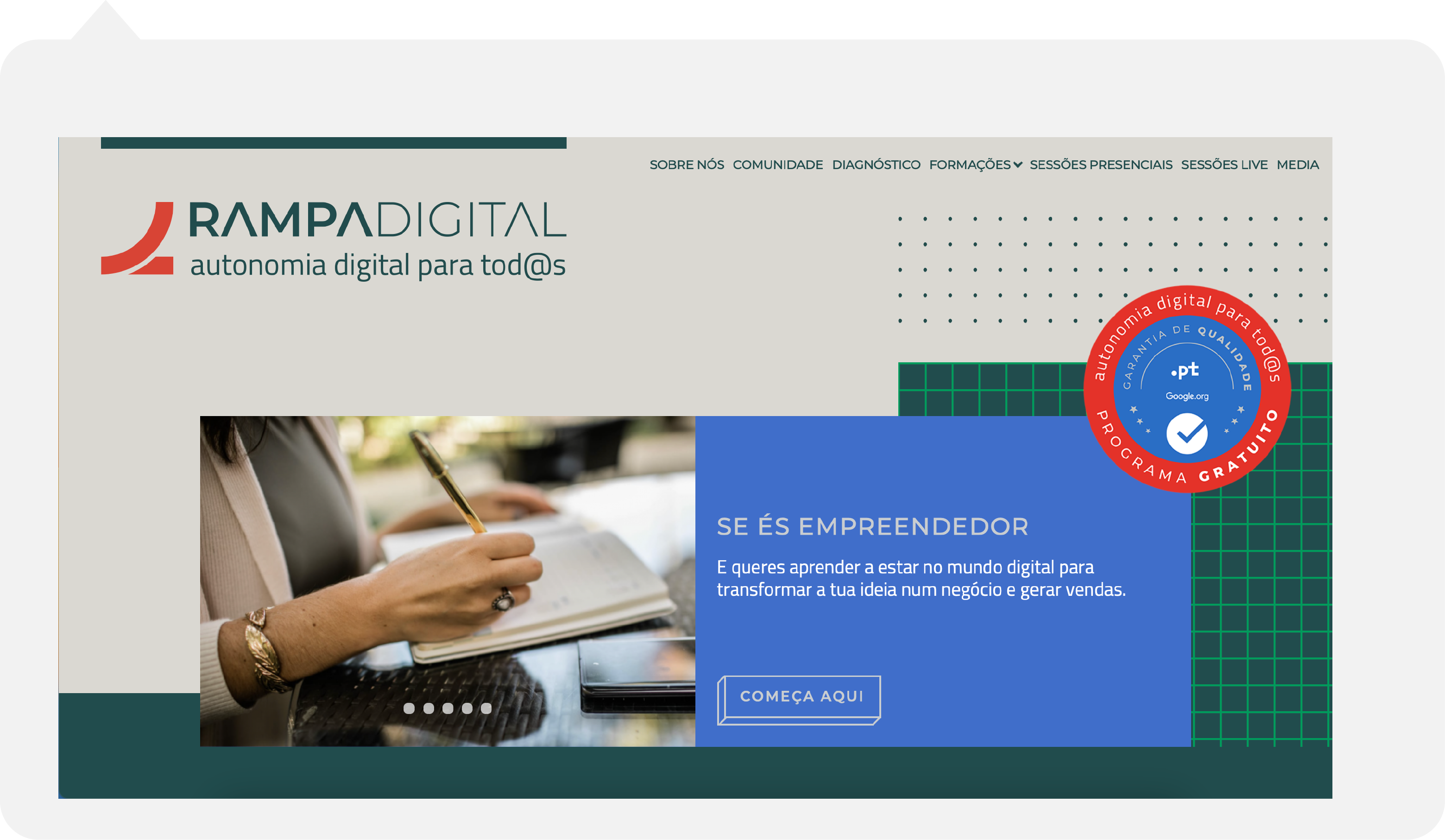 .PT lança Rampa Digital com apoio do Google.org