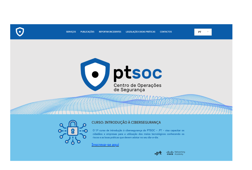 Início da implementação do Centro de Operações de Segurança (PTSOC)